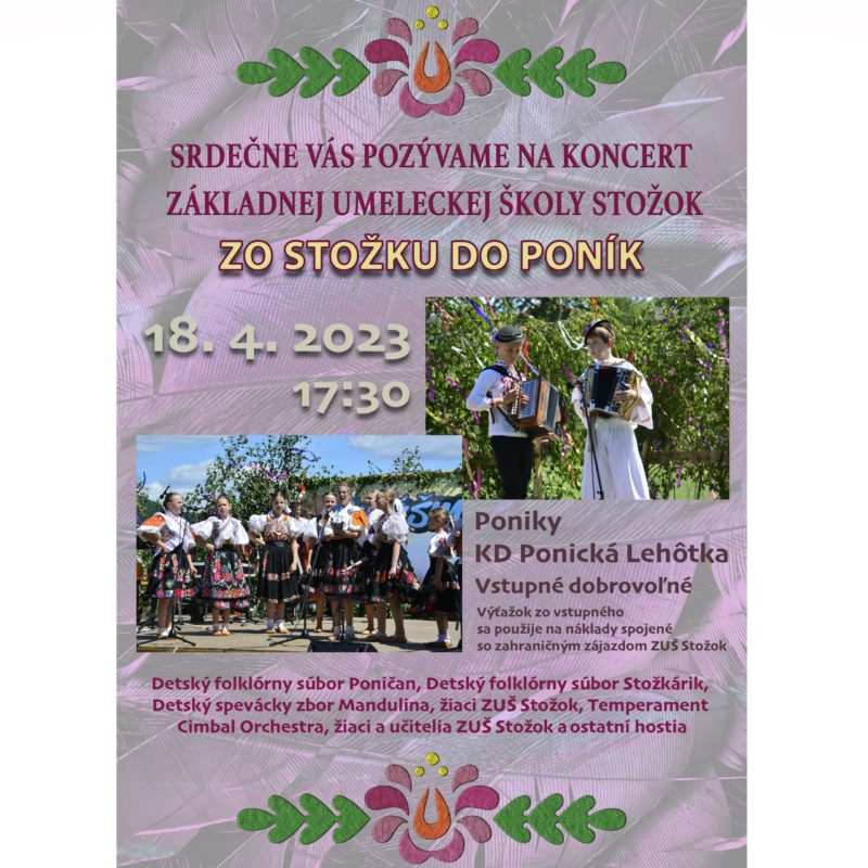 KONCERT 18.4.23 stvorec KONCERT 18.4.23 stvorec